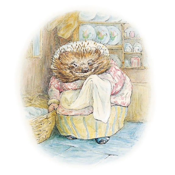 Beatrix Potter Miss Tiggy Winkle Greeting Card