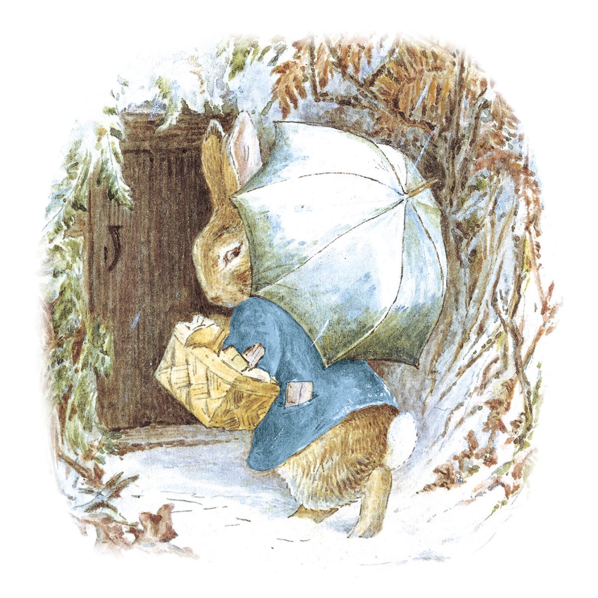 Peter Rabbit in the Snow Christmas Card – Beatrix Potter