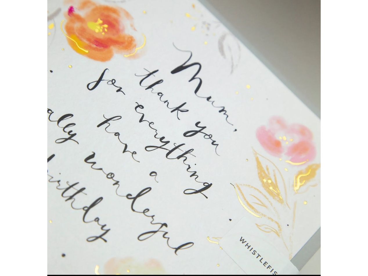 Mum Floral Birthday Card image 1