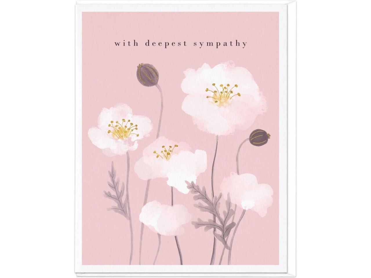 Pink Deepest Sympathy Card image 0