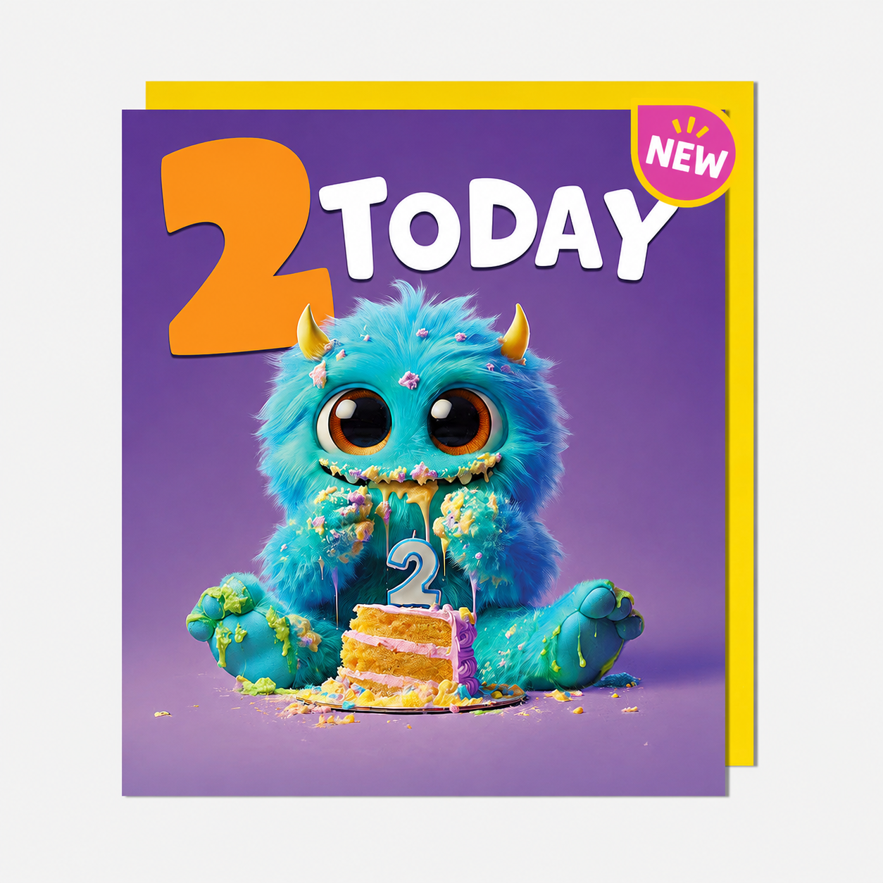 2nd Birthday Furocious Friends Card