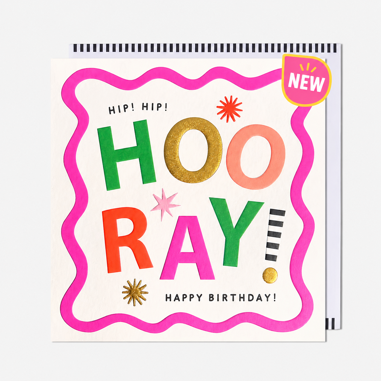 Hip Hip Hooray Birthday Card