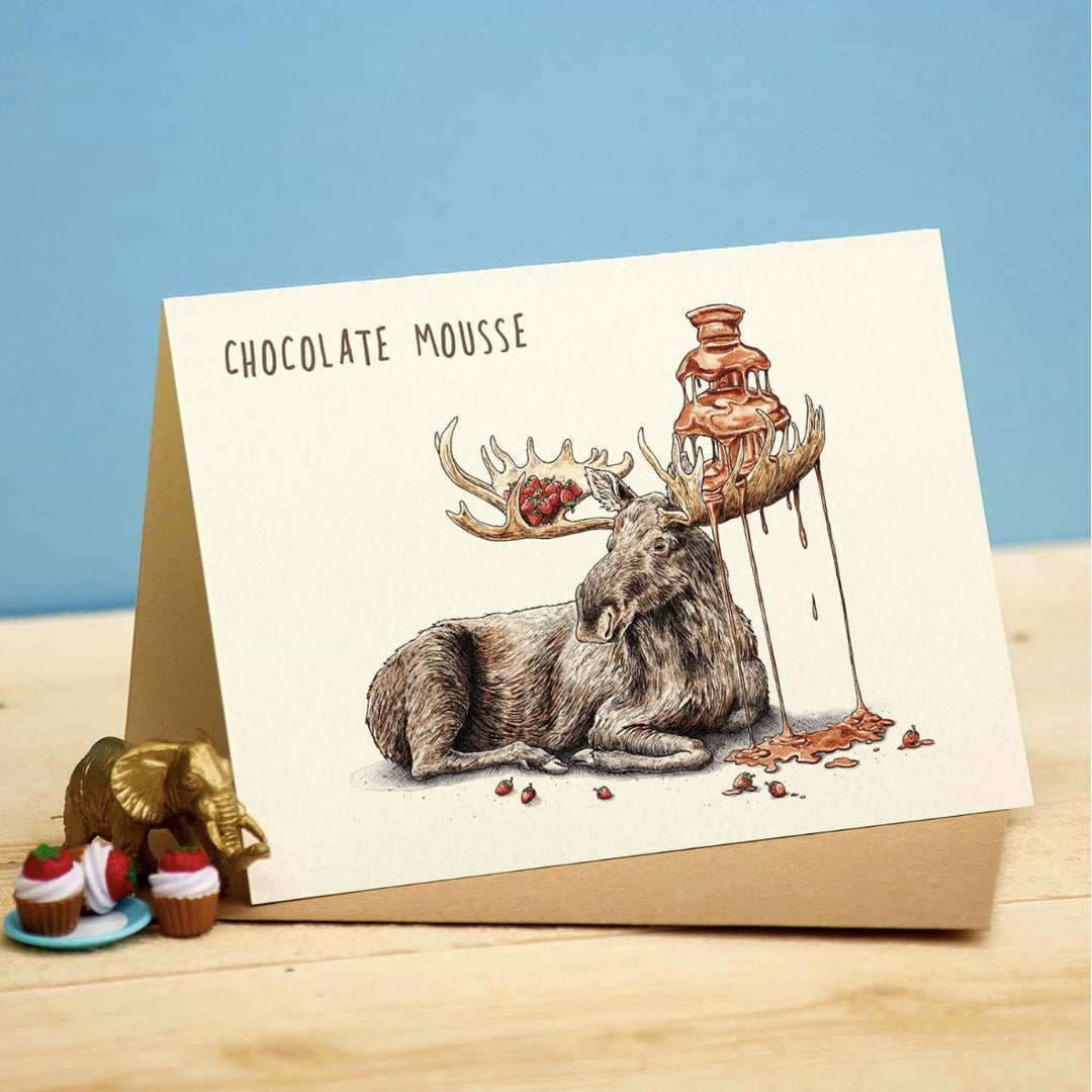 Funny Chocolate Mousse Card