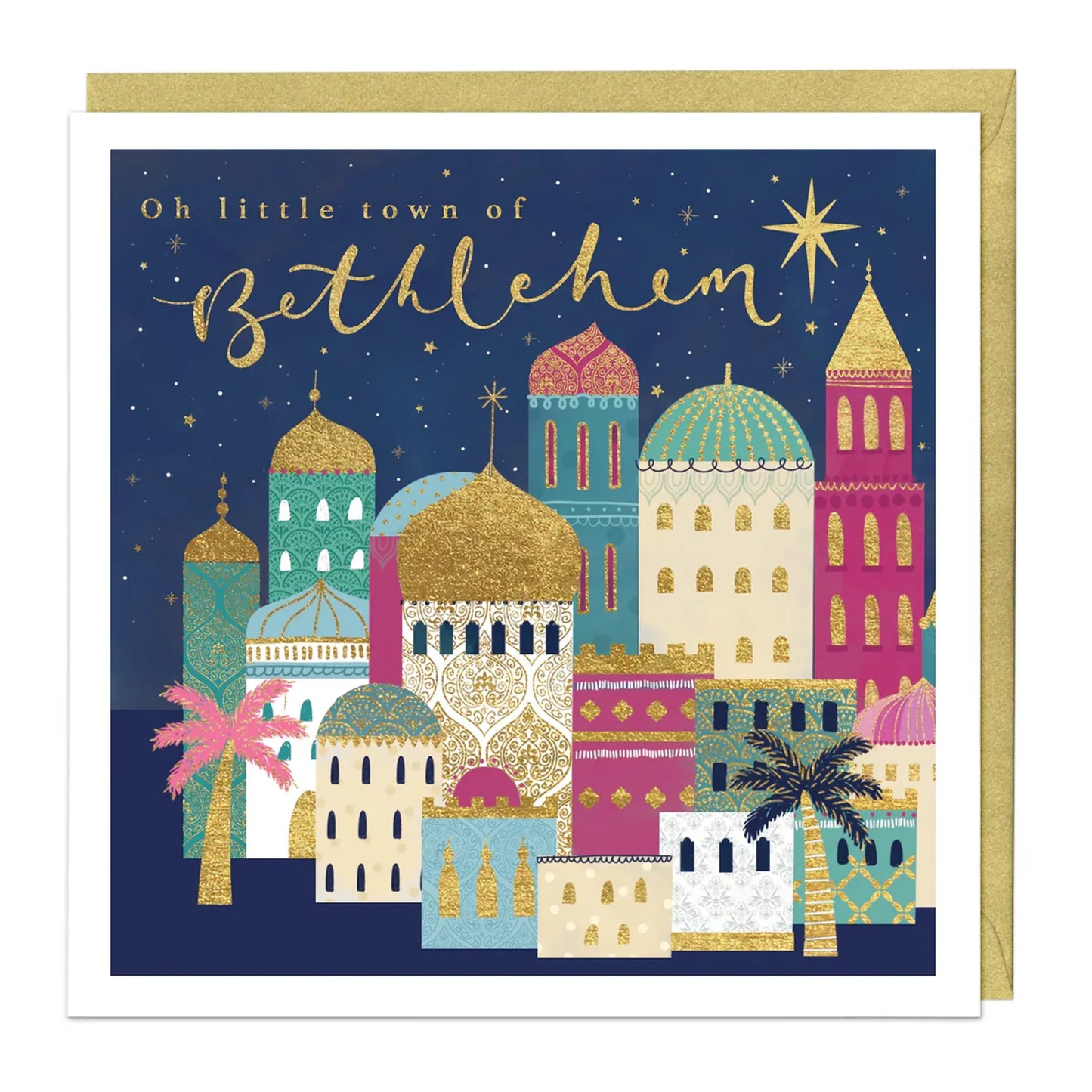 Oh Little Town of Bethlehem Christmas Card