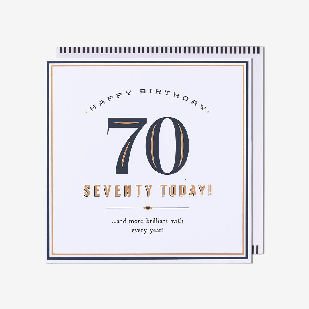 Seventy Today! More Brilliant 70th Birthday Card