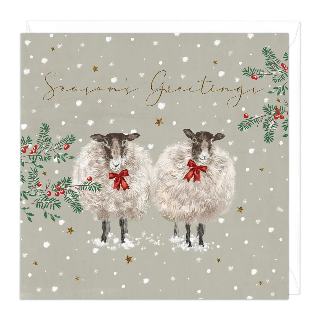 Festive Sheep Christmas Card
