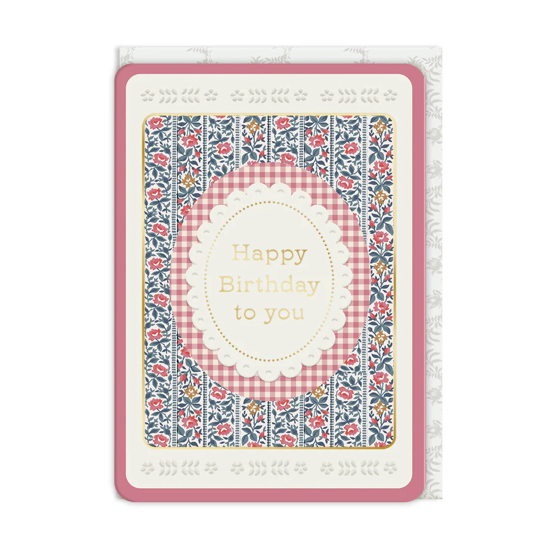 Happy Birthday Card – Laura Ashley Design
