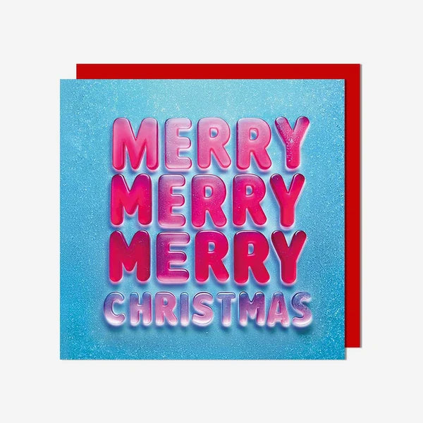 Merry Merry Merry Christmas Card
