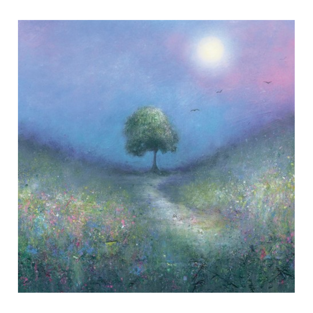 Sycamore Gap Tree Art Greeting Card