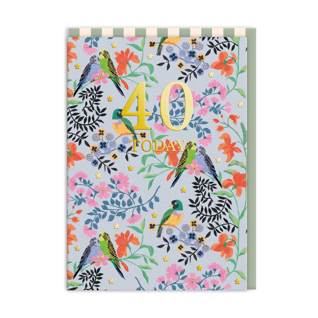 Cath Kidston 40 Today Birthday Card