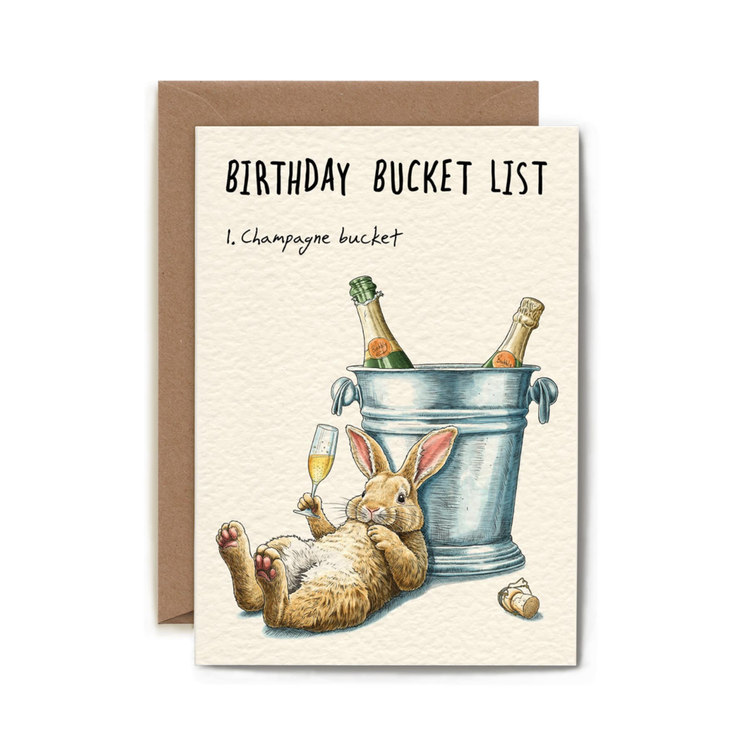 Bucket List Birthday Card