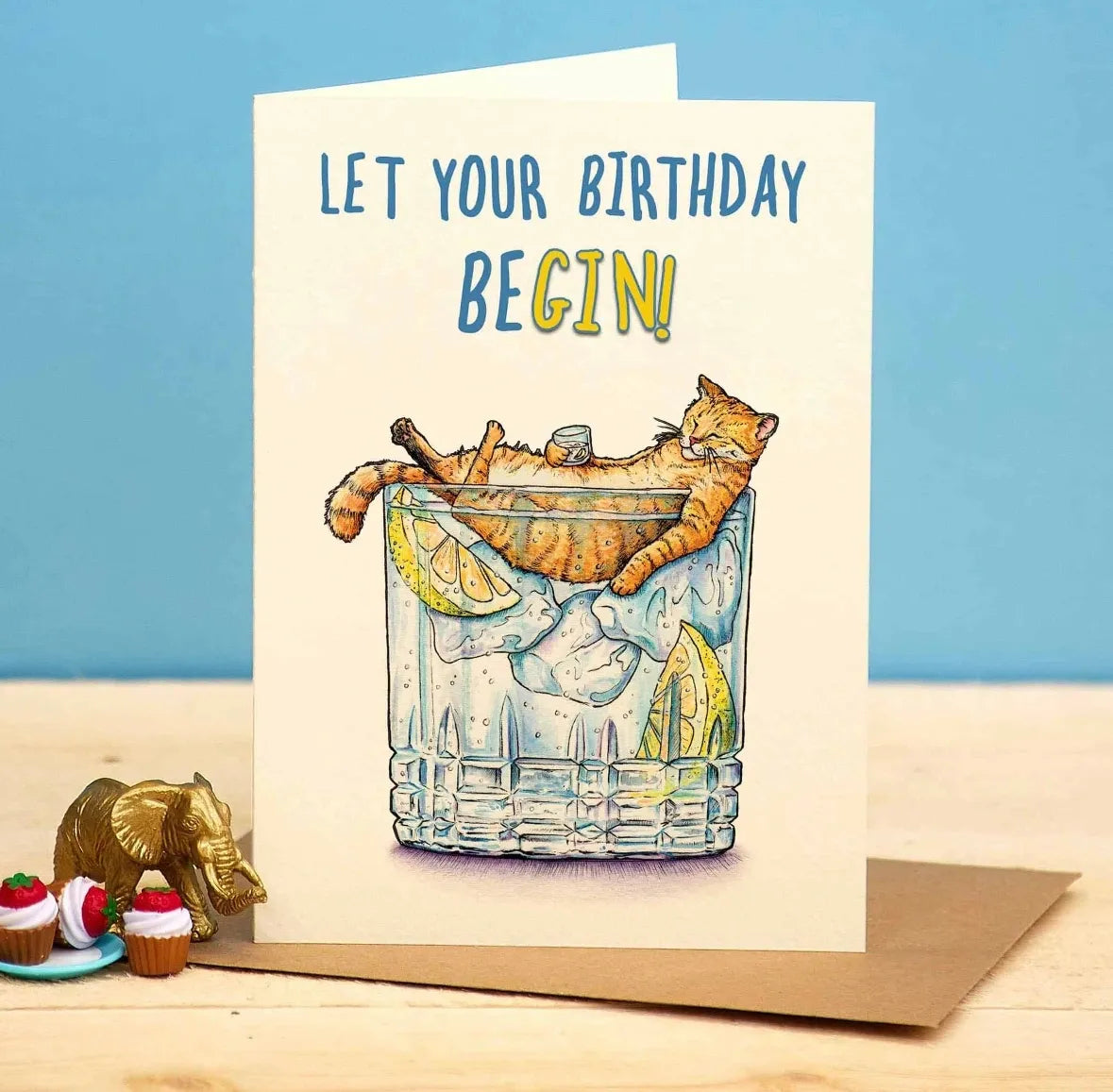 Let Your Birthday BeGIN Card image 0