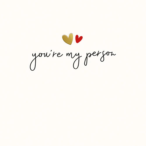 You're My Person Valentines Card image 0