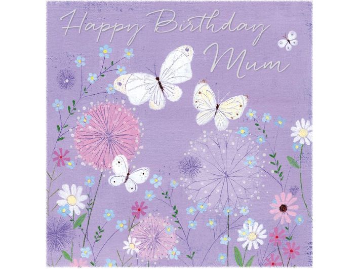 Happy Birthday Mum Butterflies Card image 0