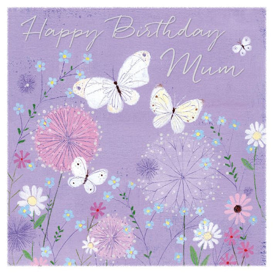 Happy Birthday Mum Butterflies Card image 0