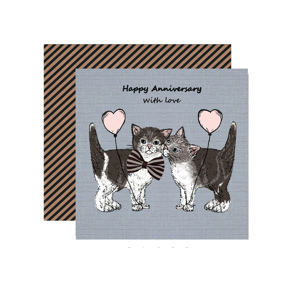 Happy Anniversary Cat Card image 0