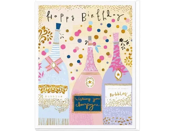 Wishing You Champagne Birthday Card image 0