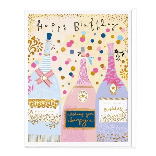 Wishing You Champagne Birthday Card image 0