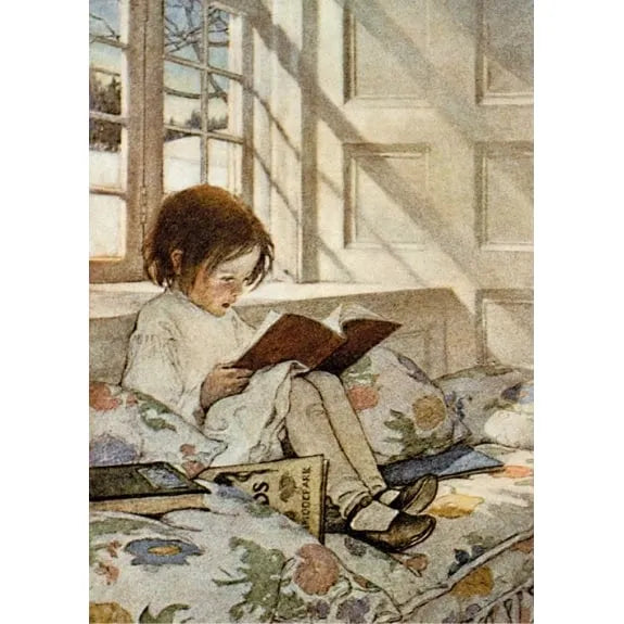 Girl Reading by Jessie Willcox Smith image 0