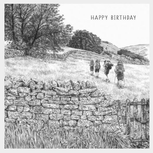 Hiking Happy Birthday Card image 0