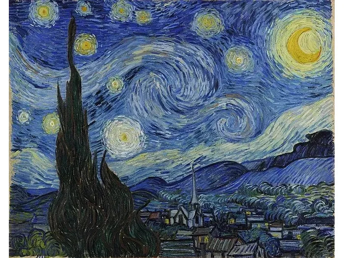 The Starry Night By Vincent Van Gogh image 0