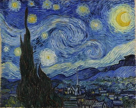 The Starry Night By Vincent Van Gogh image 0