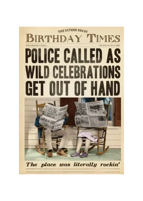 The rather rowdy birthday times image 0