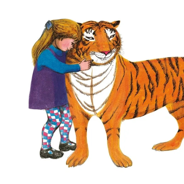 When Tiger Came for Tea 'Tiger Hugs' Greeting Card image 0