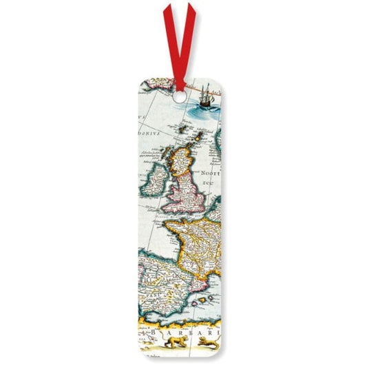 Antique Map Bookmark – A Journey Through Europe