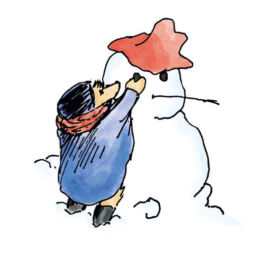 Paddington Bear Makes A Friend Christmas Greeting Card