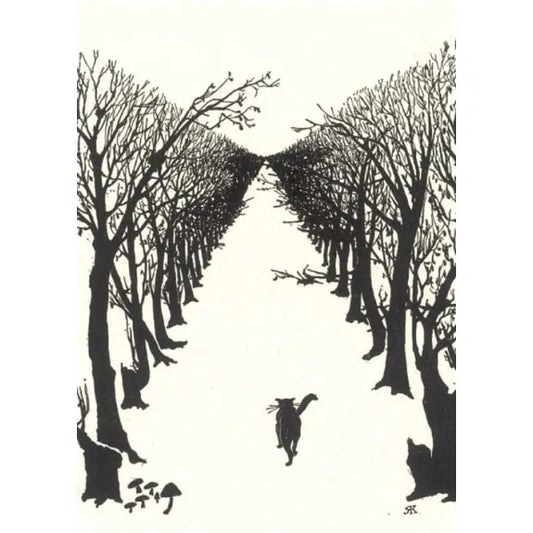 Cat who walked by himself by Rudyard Kipling Greeting Card image 0