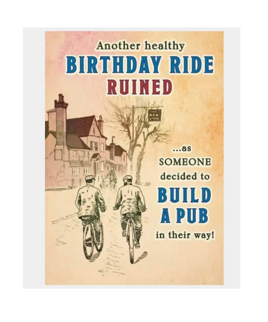 Another healthy birthday ride ruined..Birthday Card image 0