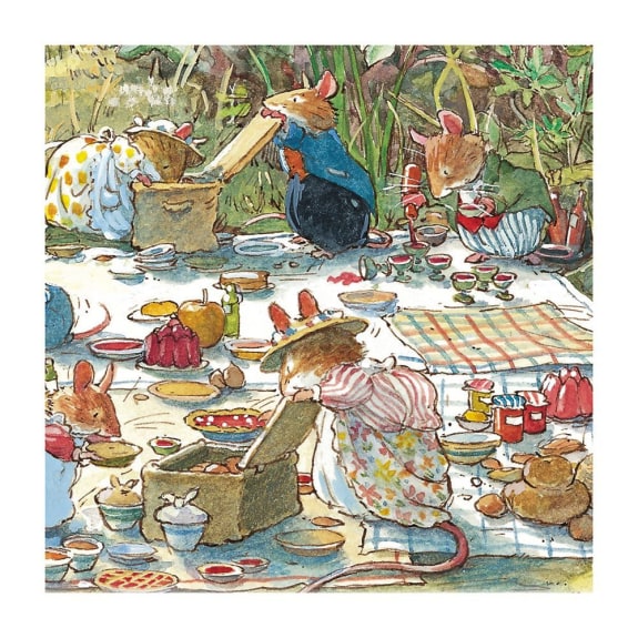 Brambly Hedge Picnic Greeting Card