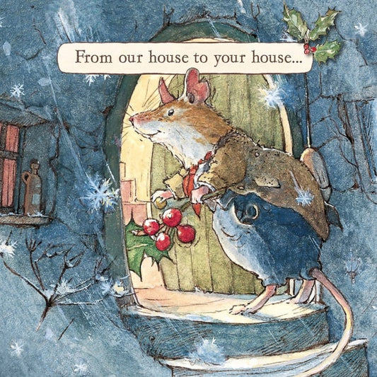 The First Flakes of Snow – From Our House to Yours Christmas Card