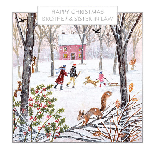 Woodland Walk – Christmas Card for Brother & Sister-in-Law