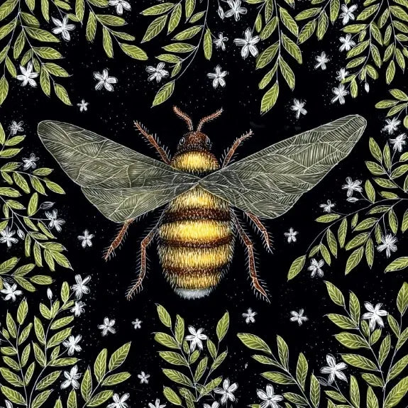 Honey Bee Everyday Card by Catherine Rowe image 0