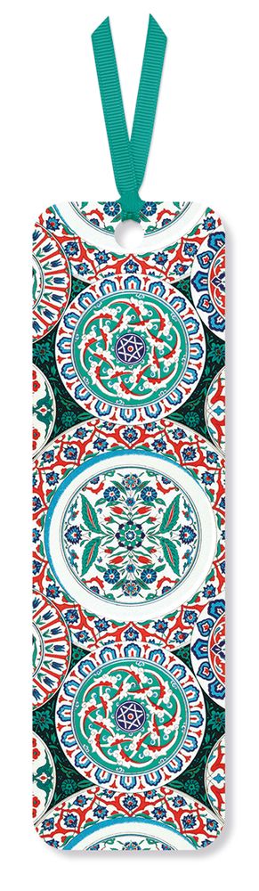 Iznik Ceramics Bookmark – Auguste Racinet Design