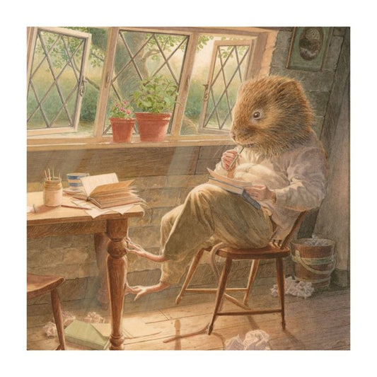 Wind In The Willows Ratty Writing Poetry