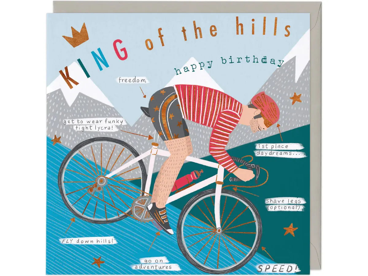 King of The Hills Cycling Card image 0