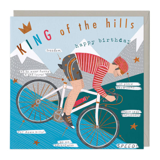 King of The Hills Cycling Card image 0