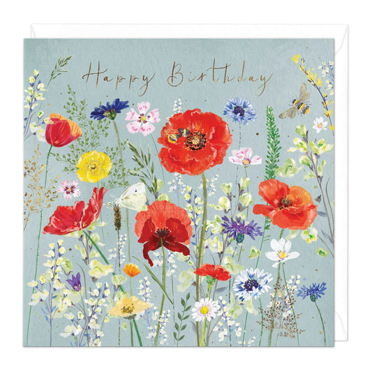 Poppy Garden Birthday Card image 0