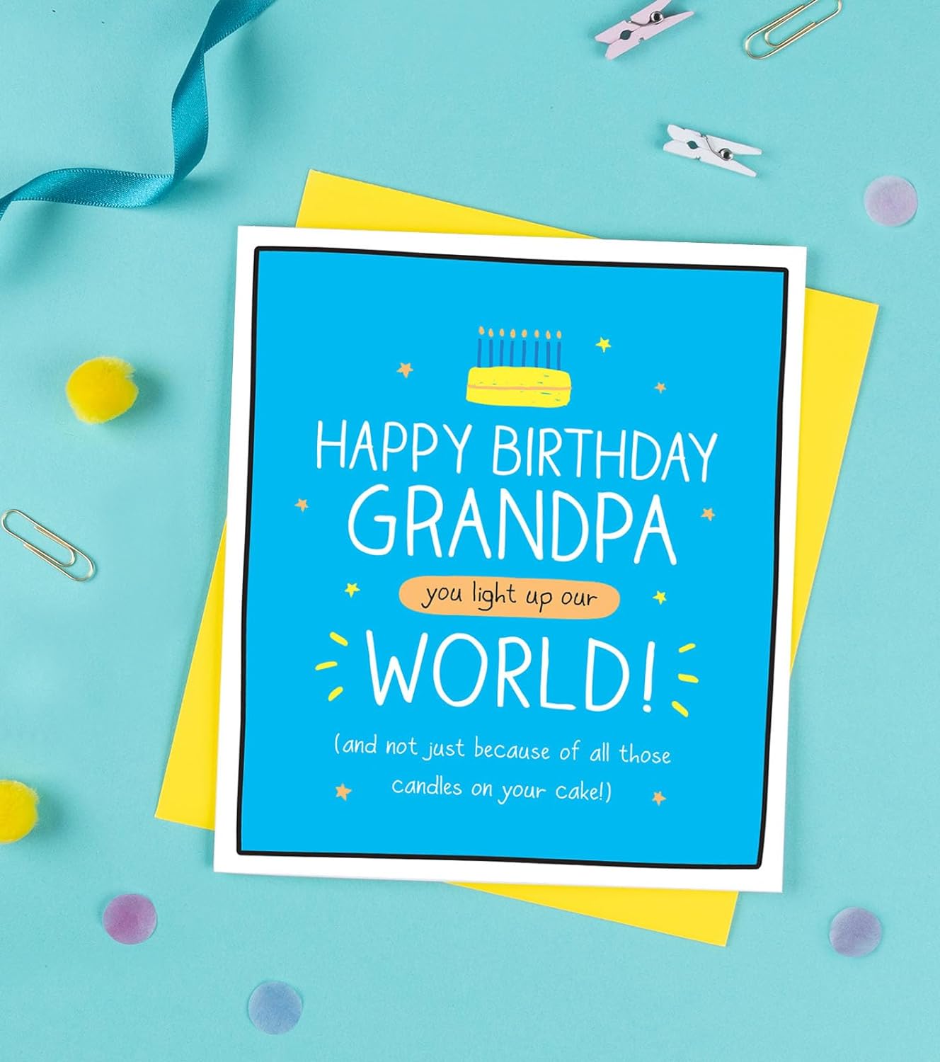 Grandpa Birthday Card - Grandpa You Light Up Our World! image 0