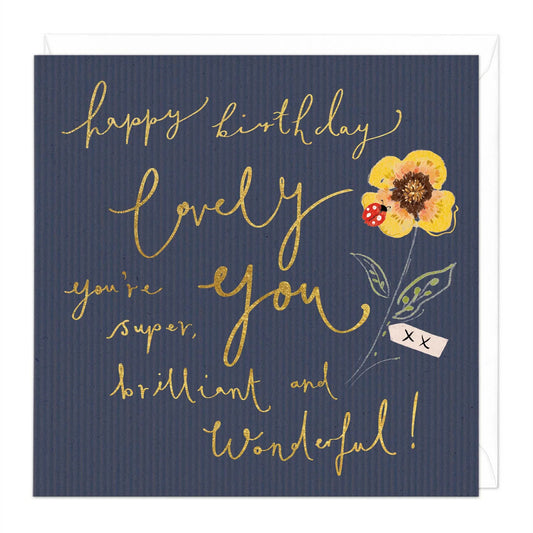 Super Brilliant Lovely You Birthday Card image 0