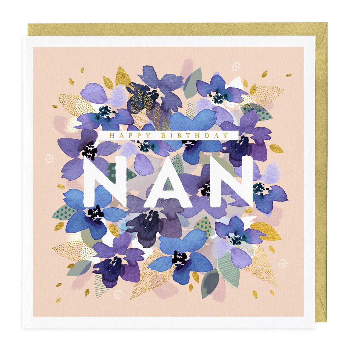 Nan Floral Birthday Card image 0