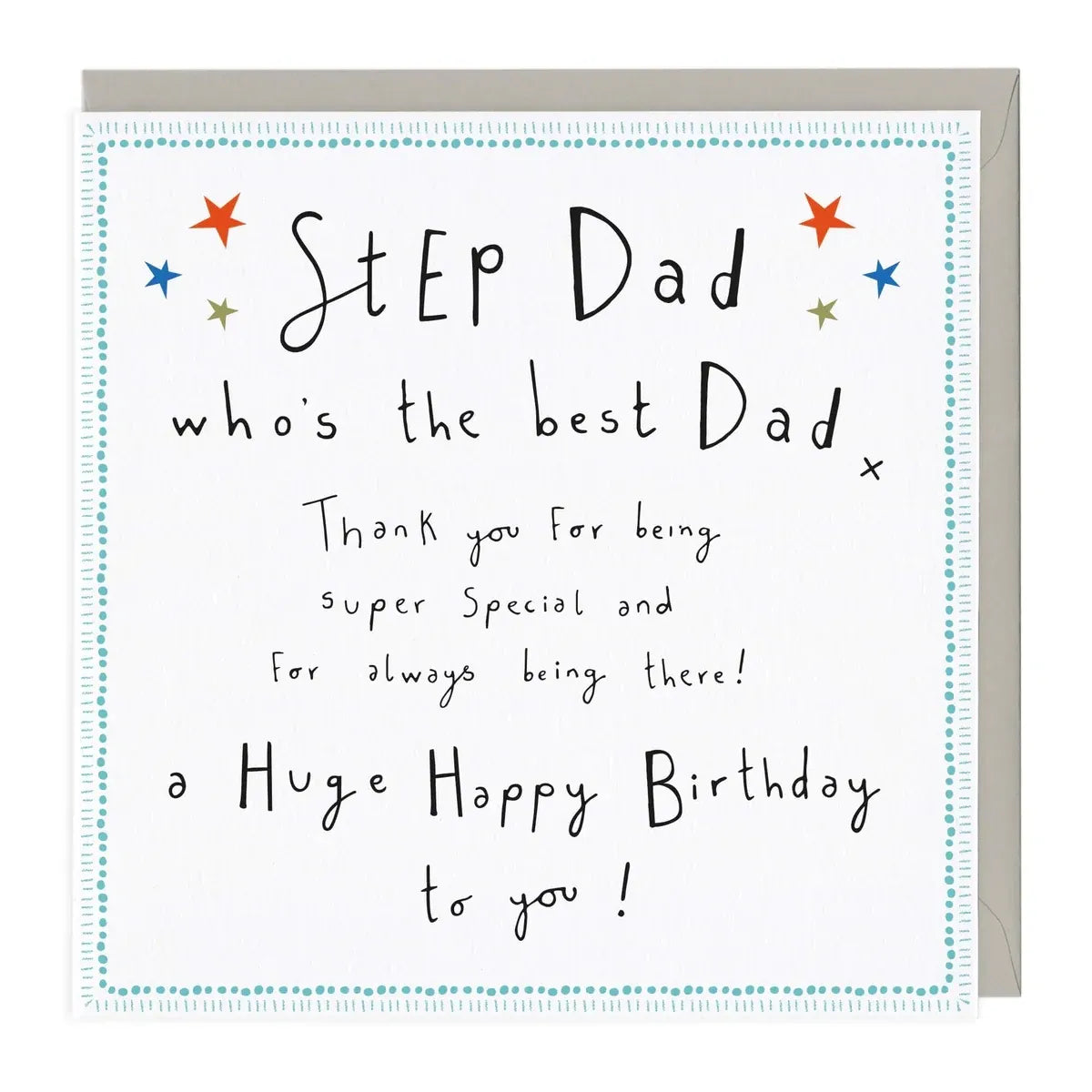 Step Dad The Best Dad Birthday Card image 0