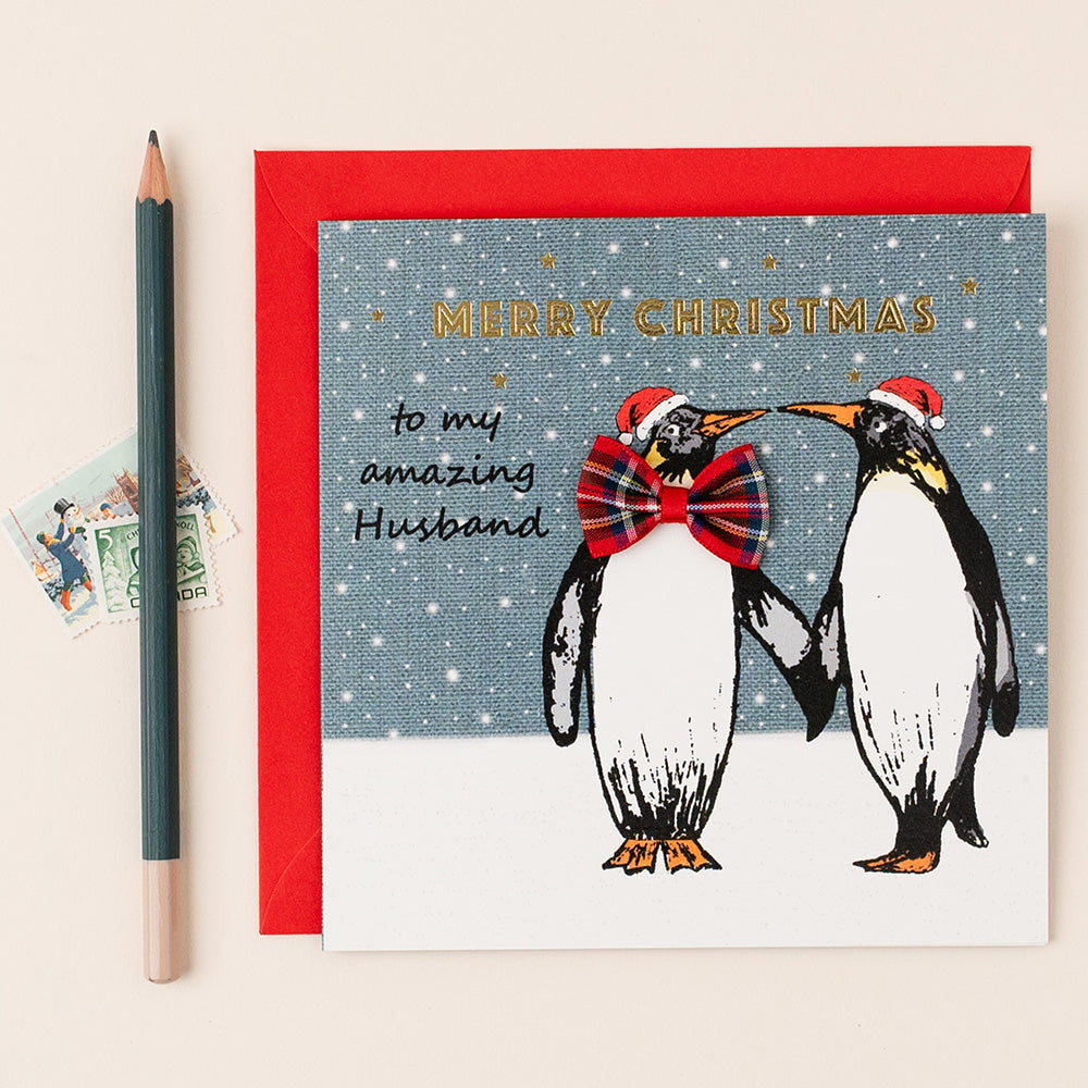 To My Amazing Husband Christmas Card