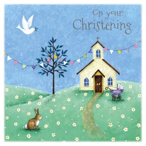 On Your Christening Day Card By Tricia Harrison image 0