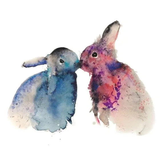 Bunnies in Love By Kristina Brozicevic image 0