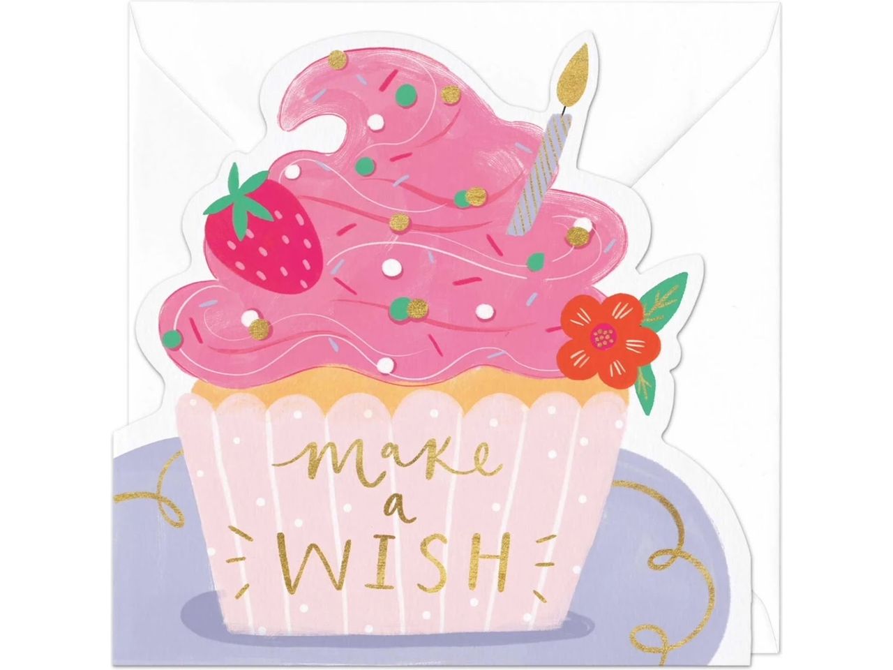 Make A Wish Cut Out Birthday Card image 0