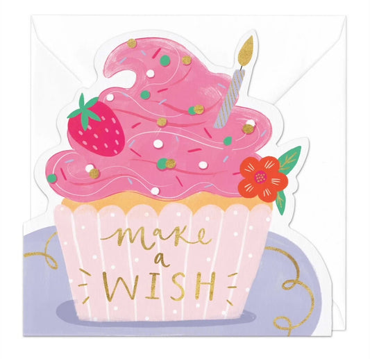 Make A Wish Cut Out Birthday Card image 0